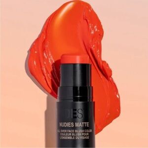 NEW Nudestix Nudies All Over Face Blush Color Picante Matte Fresh Warm Orange